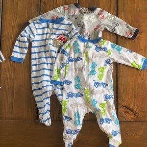 Granimals Zipper (3-6 mo) Cotton Sleepers